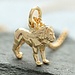 Lily Charmed Gold Plated Lion Necklace