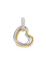 Gouden Haag Jewellery Hanger bicolor zirkonia