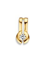 Gouden Haag Jewellery Hanger geelgoud zirkonia