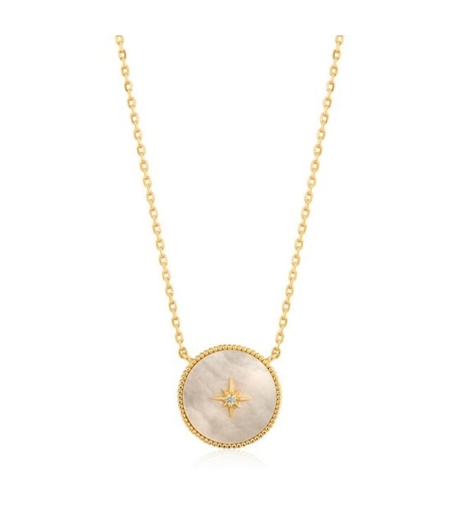 Ania Haie Ania Haie Mother of Pearl Emblem - Necklace