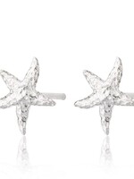 Lily Charmed Silver Starfish Stud Earrings