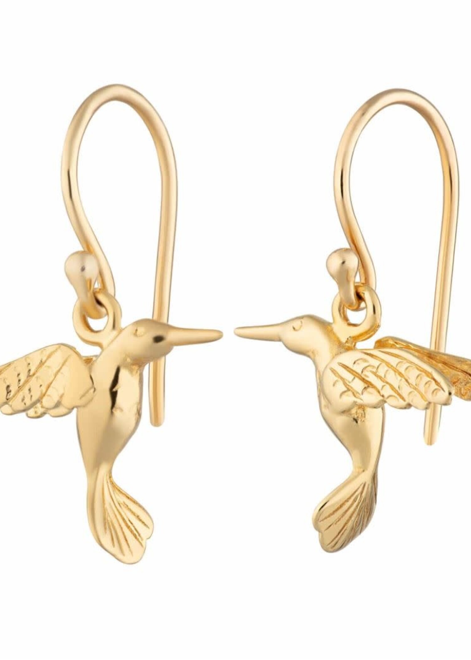 Lily Charmed Lily Charmed Zilver Kolibrie oorbellen