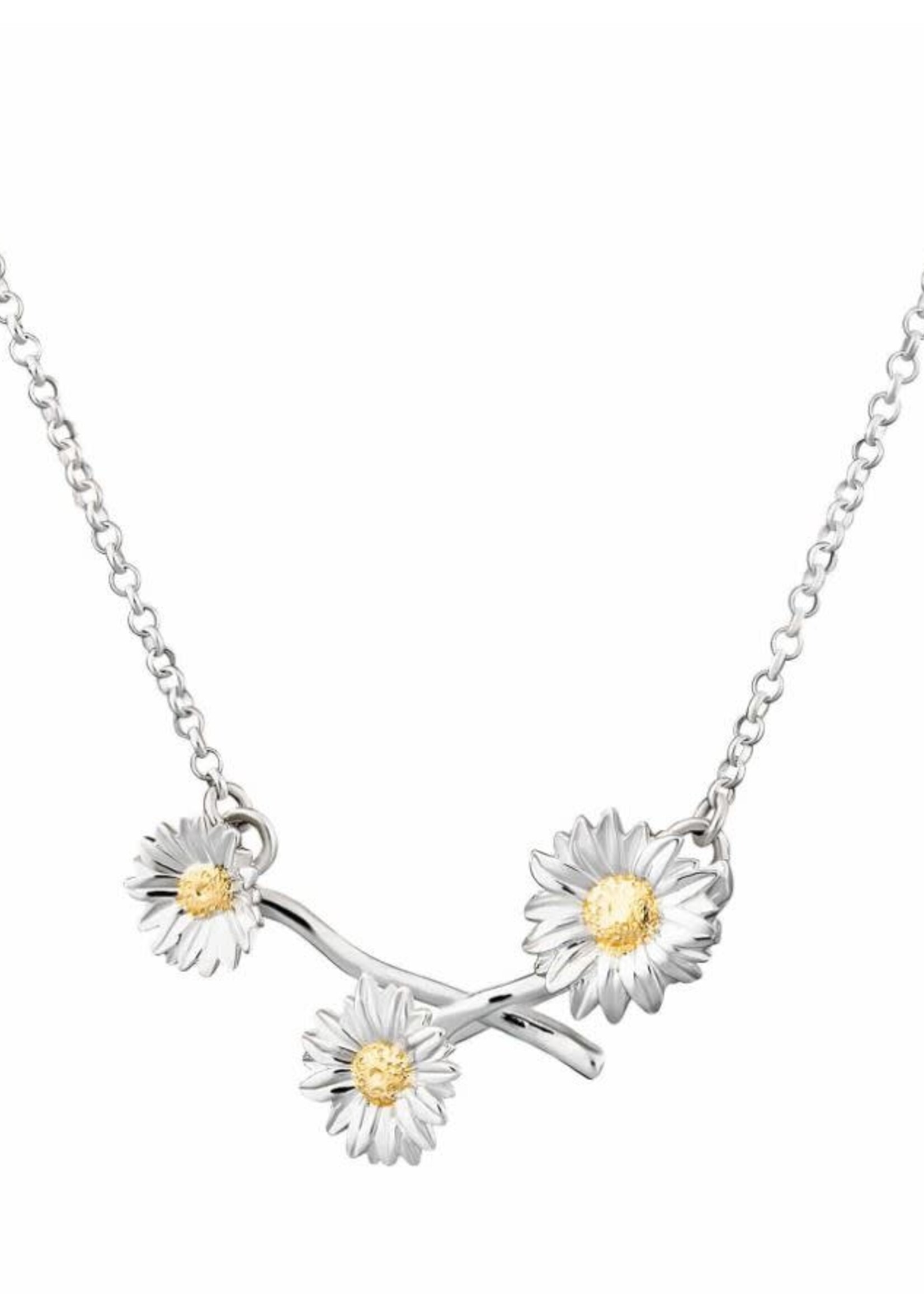 Lily Charmed Lily Charmed  Silver Daisy Chain Necklace