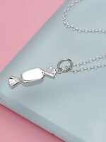 Lily Charmed Lily Charmed  Silver Sweet Necklace with 'Sweet Dreams' Message