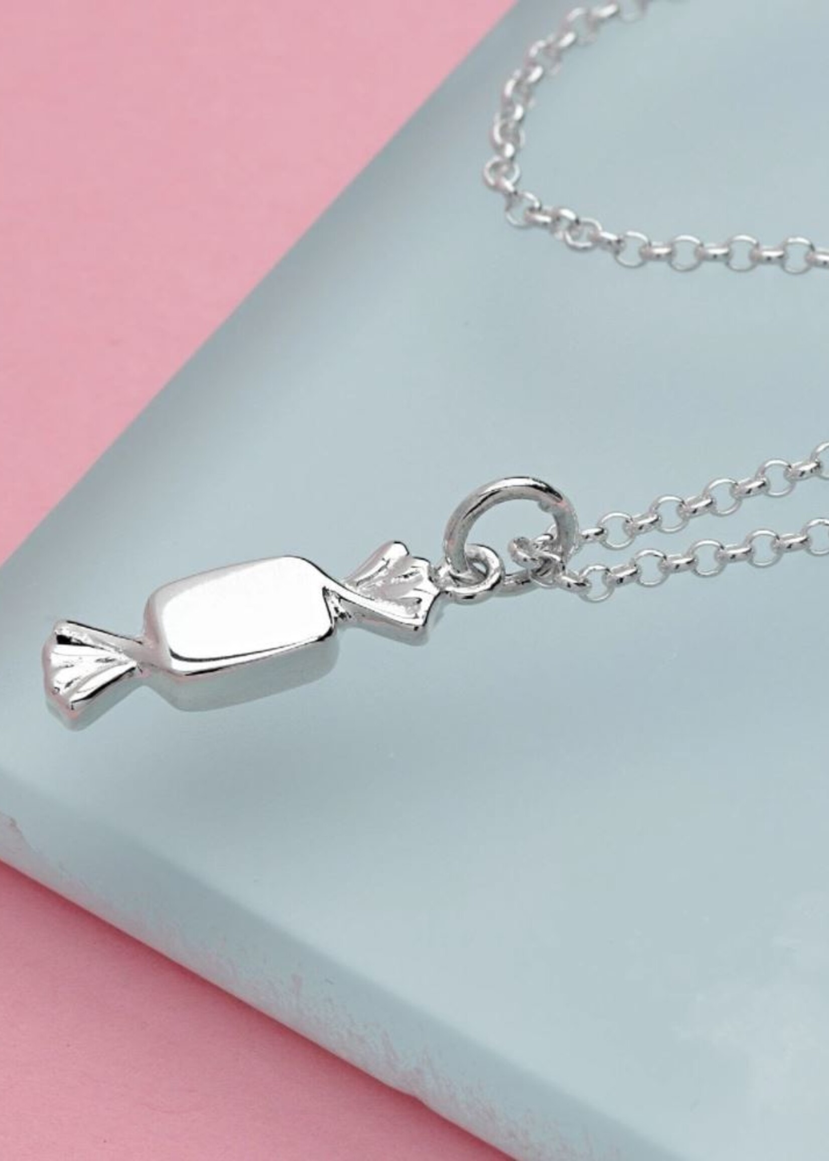 Lily Charmed Lily Charmed  Silver Sweet Necklace with 'Sweet Dreams' Message