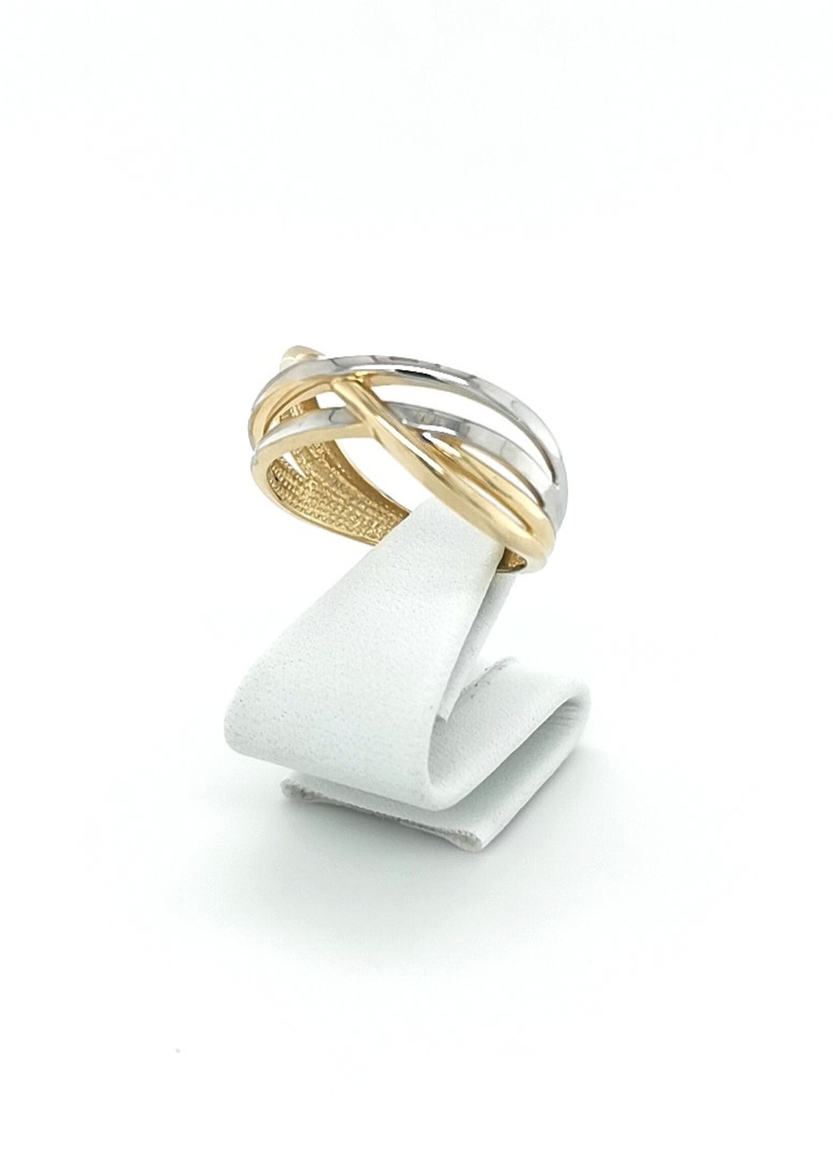Gouden Haag Jewellery Ring Bicolor Gold
