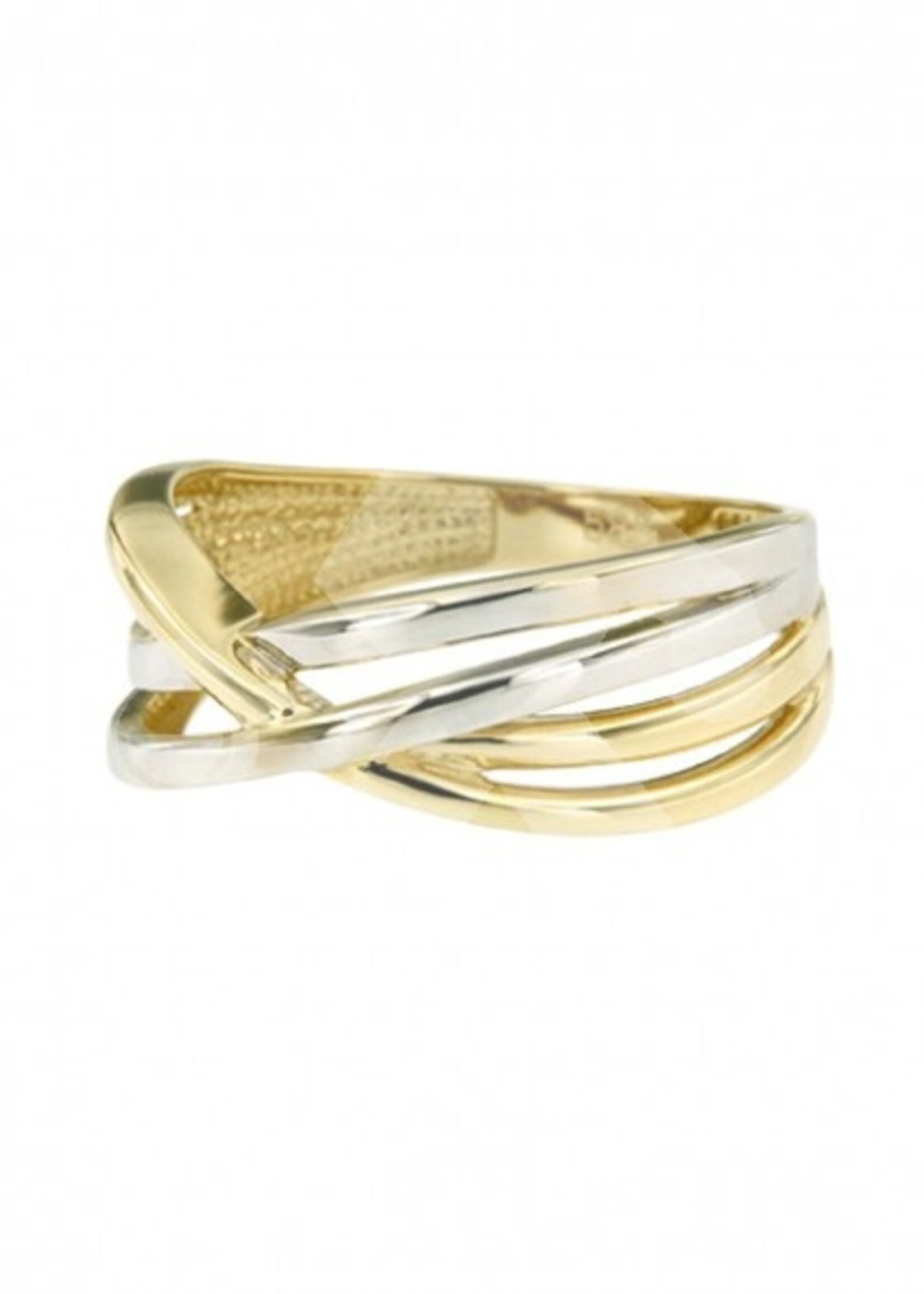 Gouden Haag Jewellery Ring Bicolor Gold