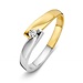 Gouden Haag Jewellery Ring bicolor zirkonia