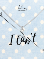 Lily Charmed Silver Scissors Necklace