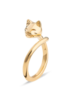 Lily Charmed Verguld Zilver Cat Ring