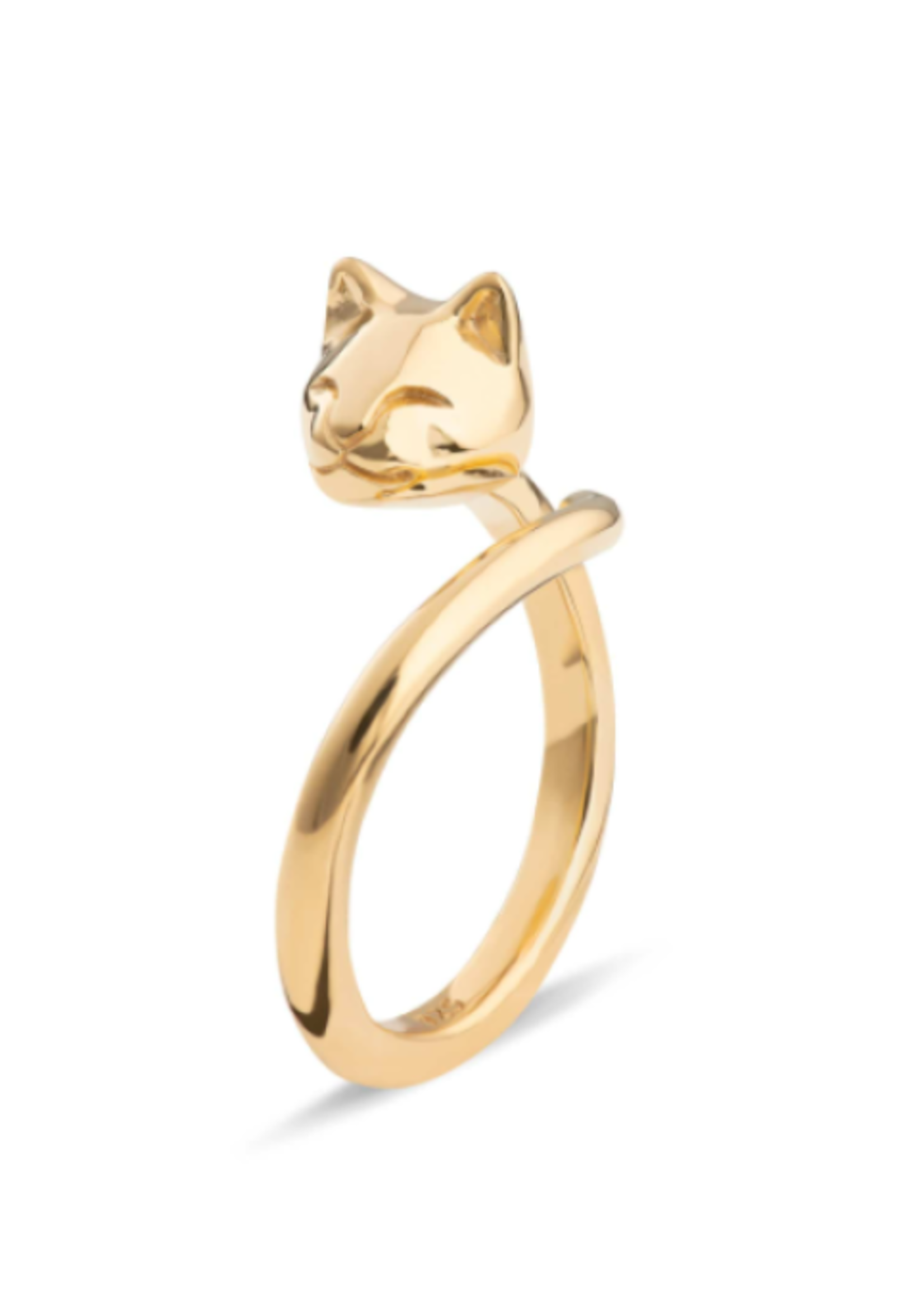 Lily Charmed Verguld Zilver Cat Ring