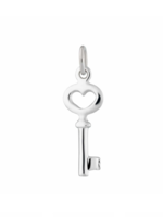Lily Charmed Silver Key Charm