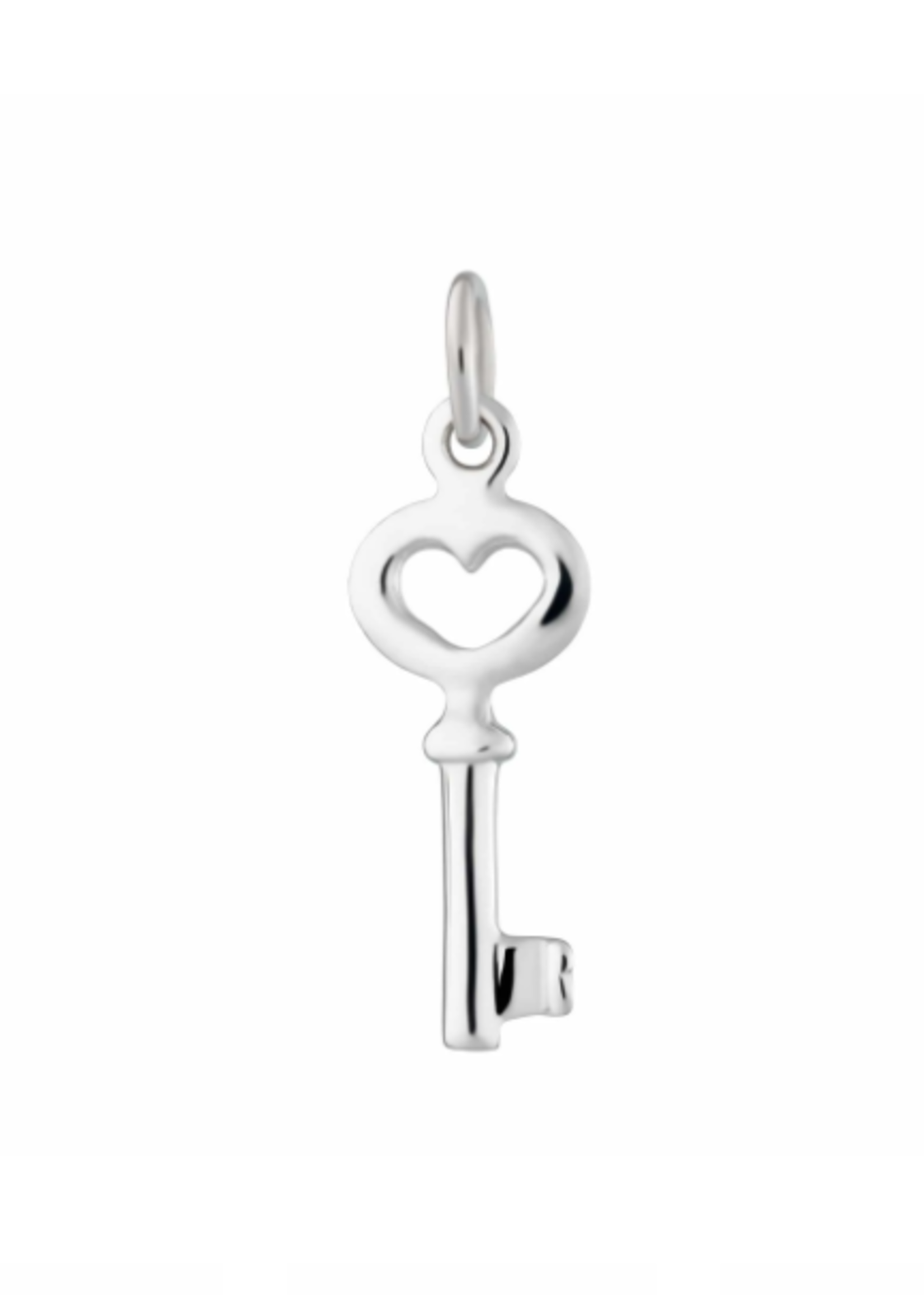 Lily Charmed Silver Key Charm
