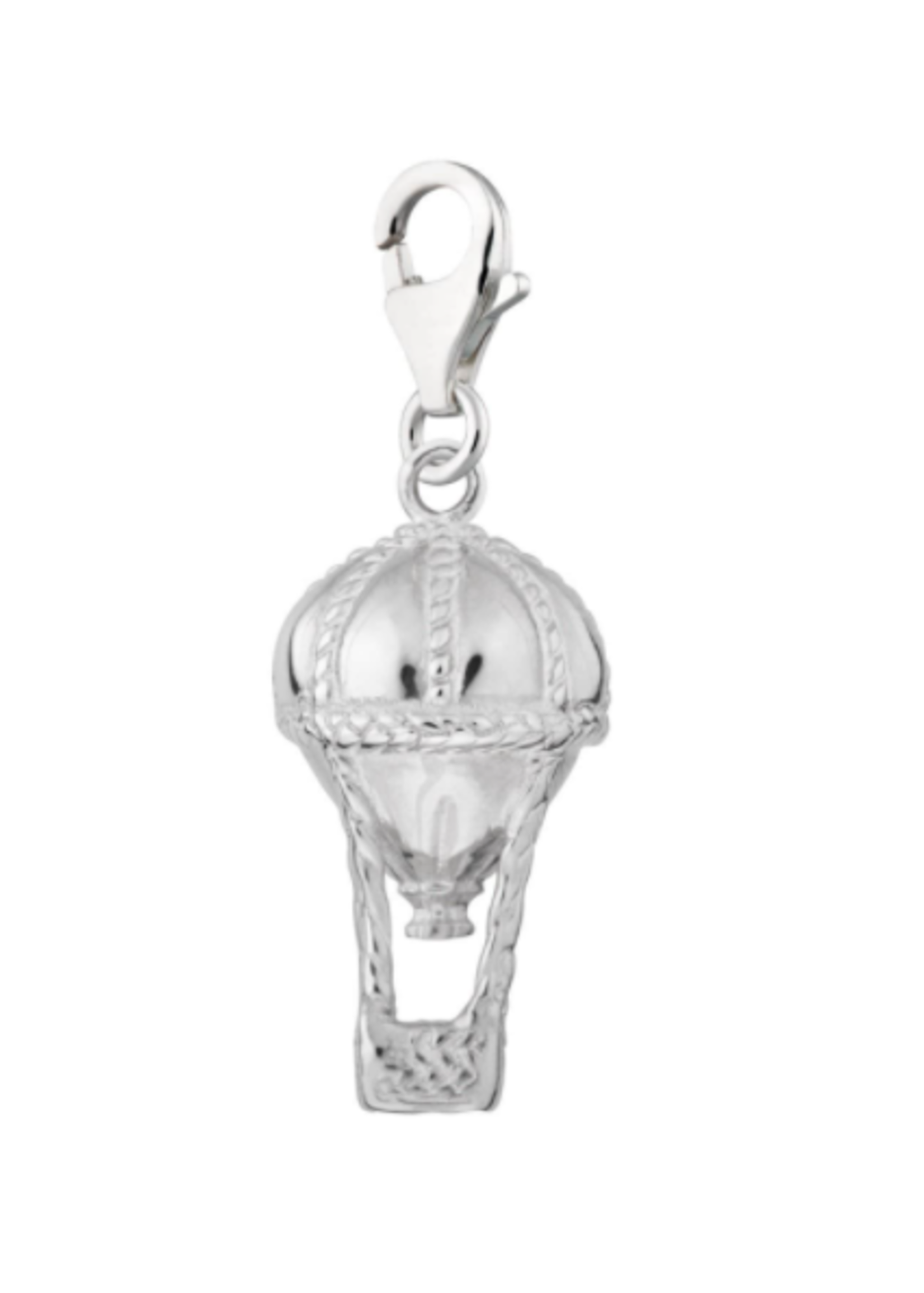 Lily Charmed Silver Hot Air Balloon Charm