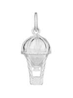 Lily Charmed Silver Hot Air Balloon Charm