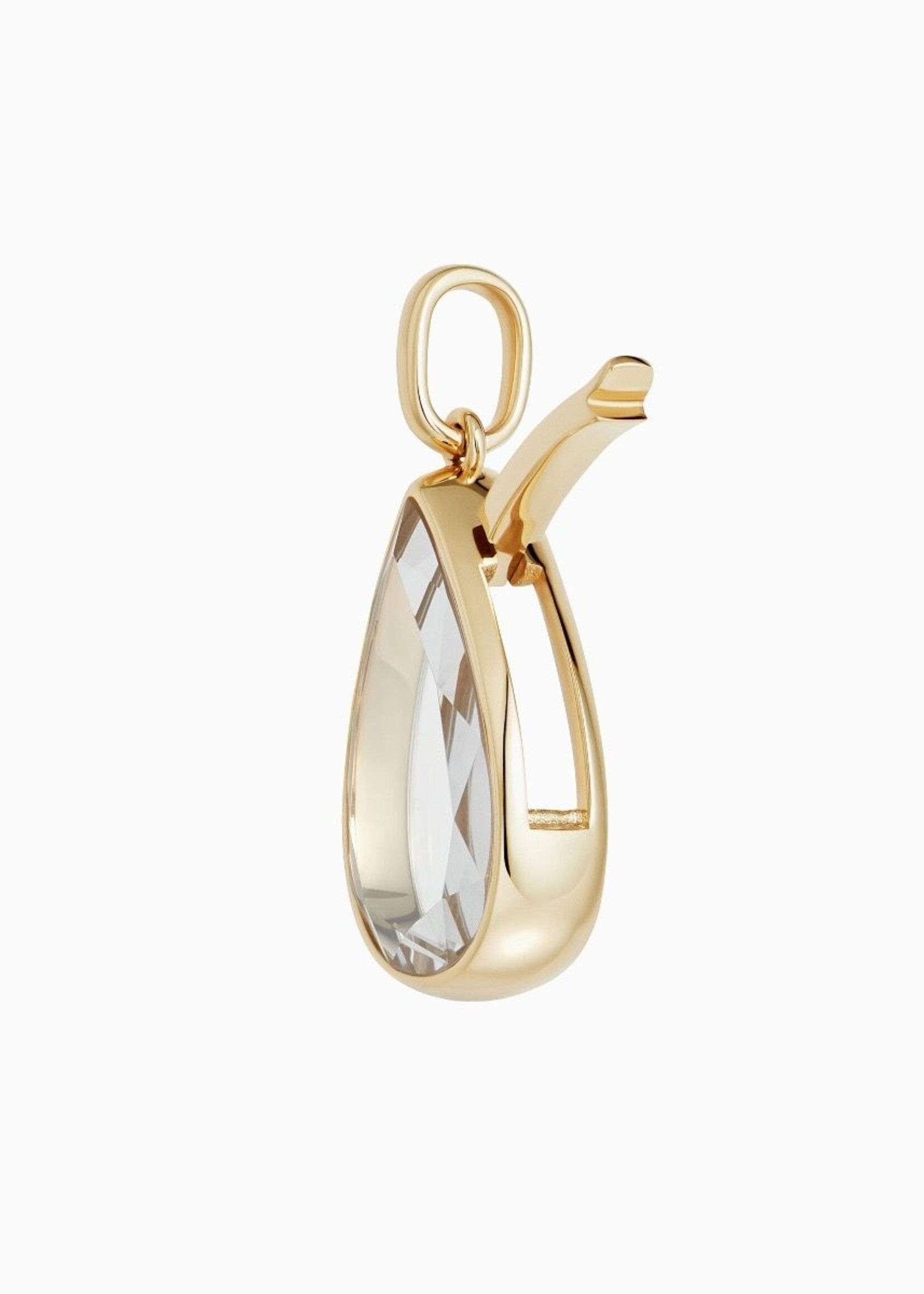 The Gold Saffron Locket Pendant