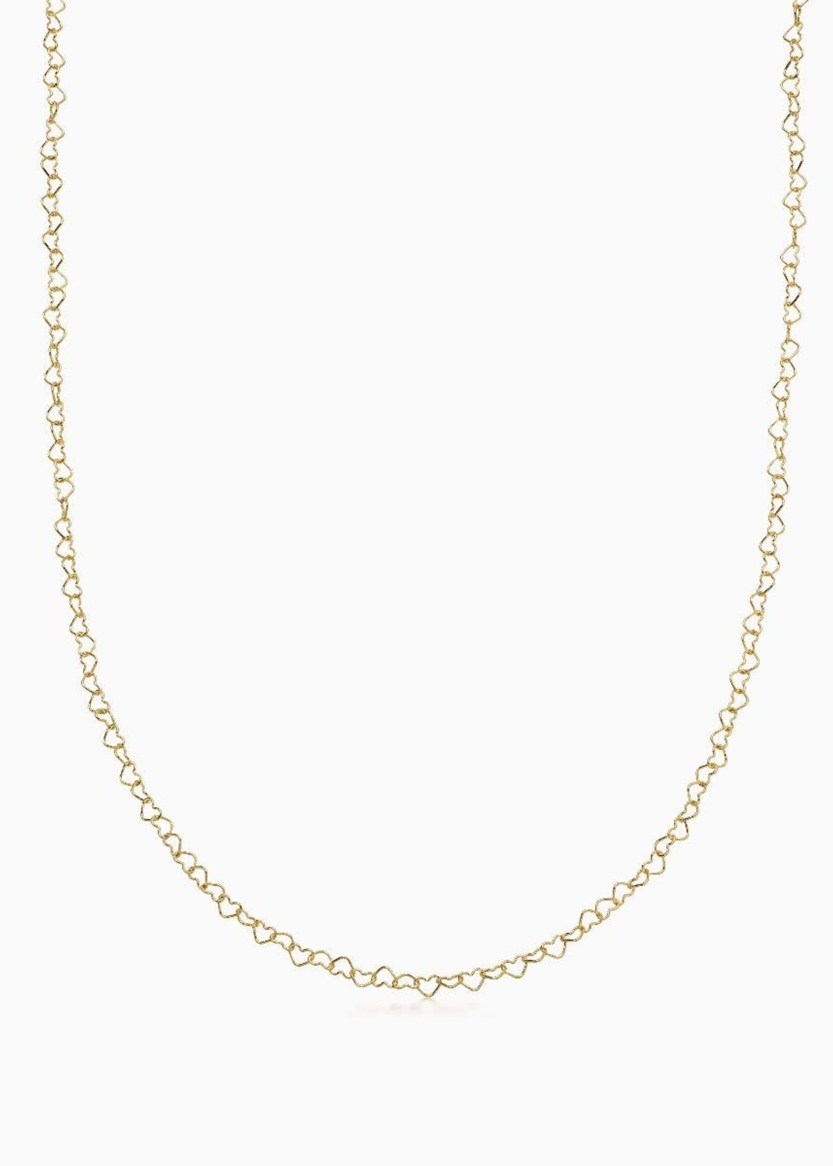 Hart Ketting geelgoud 14 karaat
