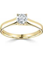 Gouden Haag Jewellery Solitaire Ring Diamond 0.10 ct