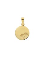 Gouden Haag Jewellery Gold Engraving Plate with Baby feet