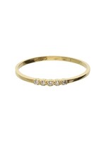 Gouden Haag Jewellery Ring Fantasie Cz 14 kar