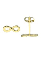 Gouden Haag Jewellery Gouden Oorknopjes Infinity