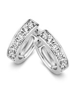 Gouden Haag Jewellery Oorringen Witgoud Briljant 1,03 crt.