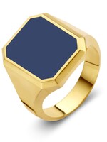 Gouden Haag Jewellery Zegelring Achthoek Lagensteen