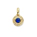 Gouden Haag Jewellery Geelgouden Hanger met Saffier en Diamant