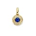 Gouden Haag Jewellery Yellow Gold Pendant with Sapphire and Diamond