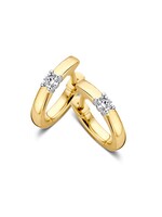 Gouden Haag Jewellery Oorringen Briljant 0,10 crt