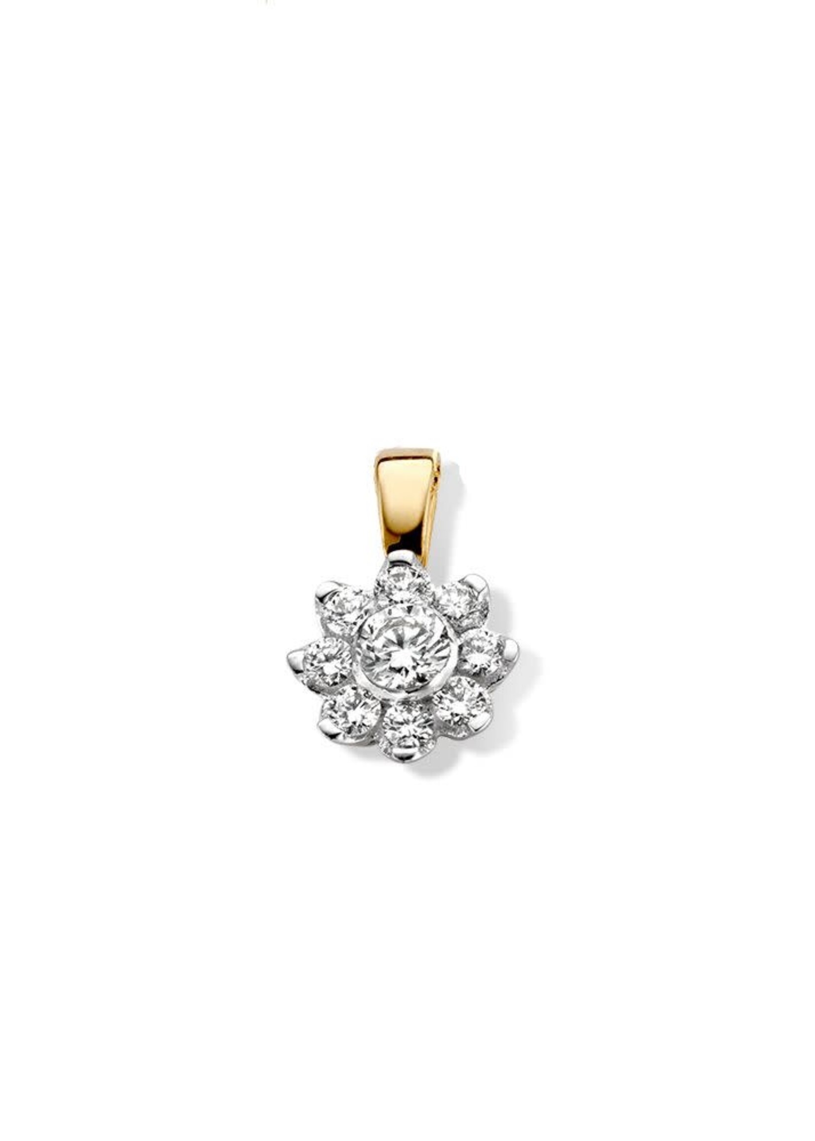 Gouden Haag Jewellery Hanger Briljant 0,21 crt
