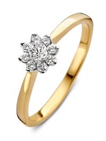 Gouden Haag Jewellery Ring  Briljant 0.21 crt