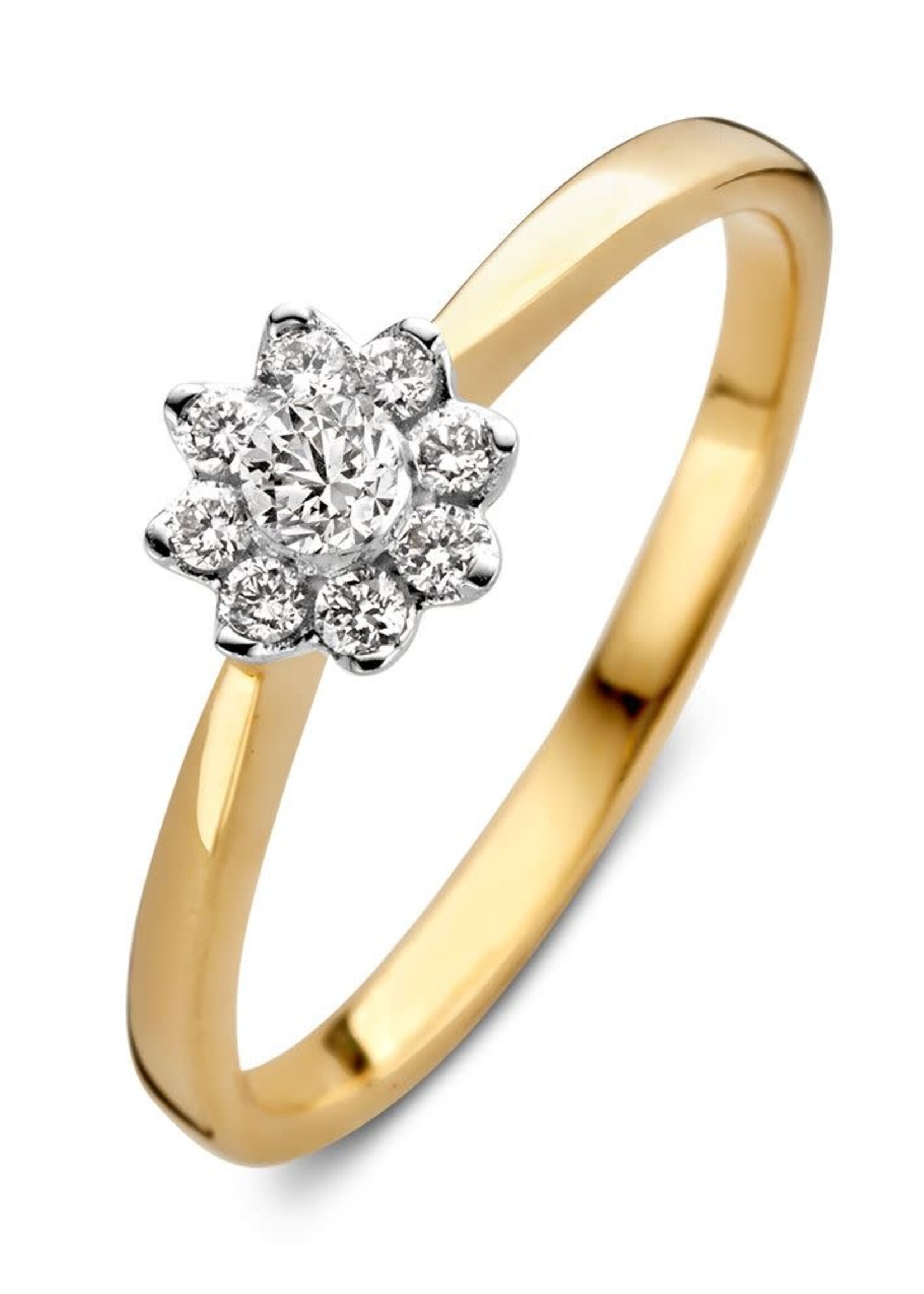Gouden Haag Jewellery Ring  Brilliant 0.21 crt