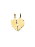 Gouden Haag Jewellery Engraved Pendant Broken Heart