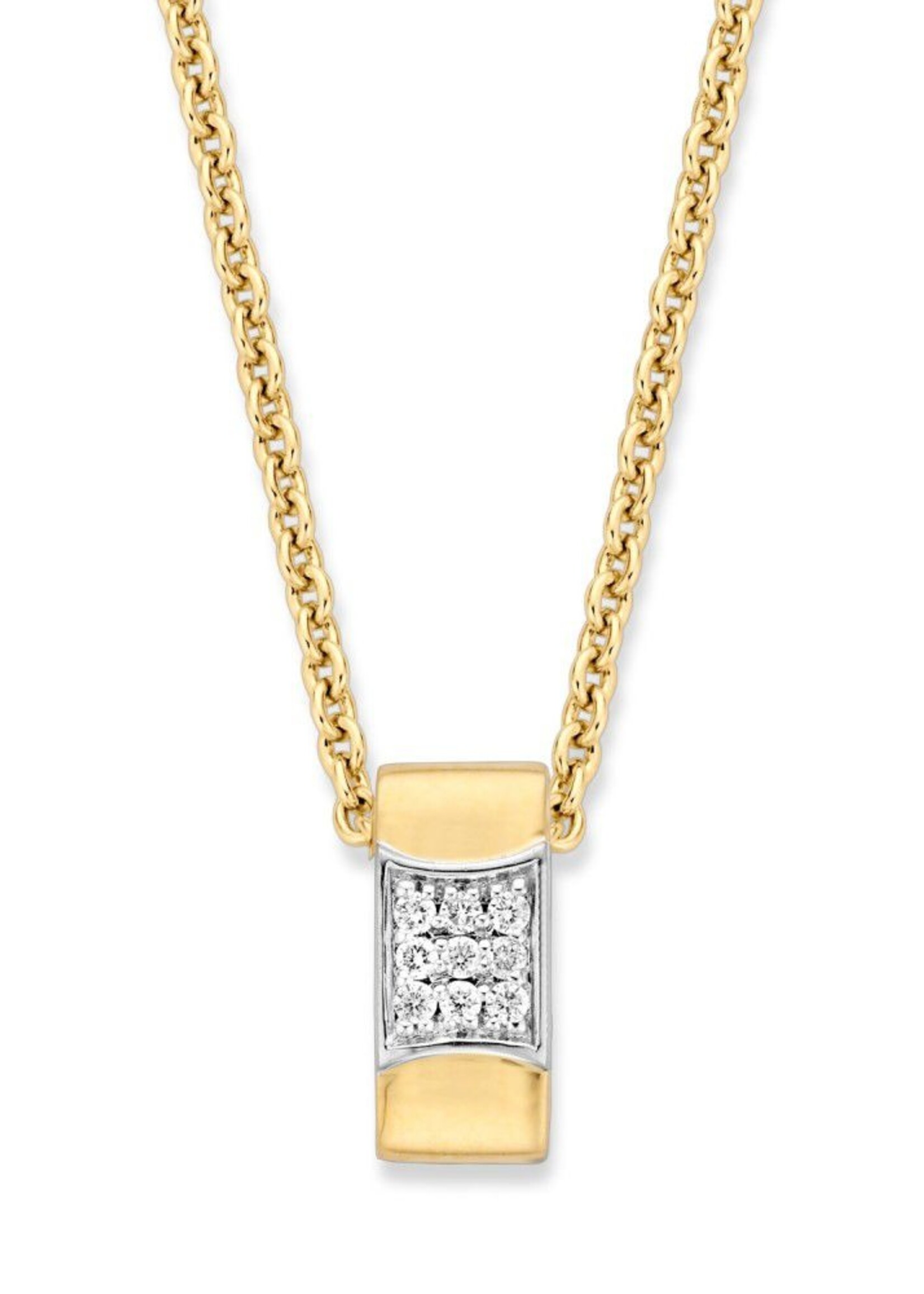 Gouden Haag Jewellery Pendant Brilliant 0,14 crt