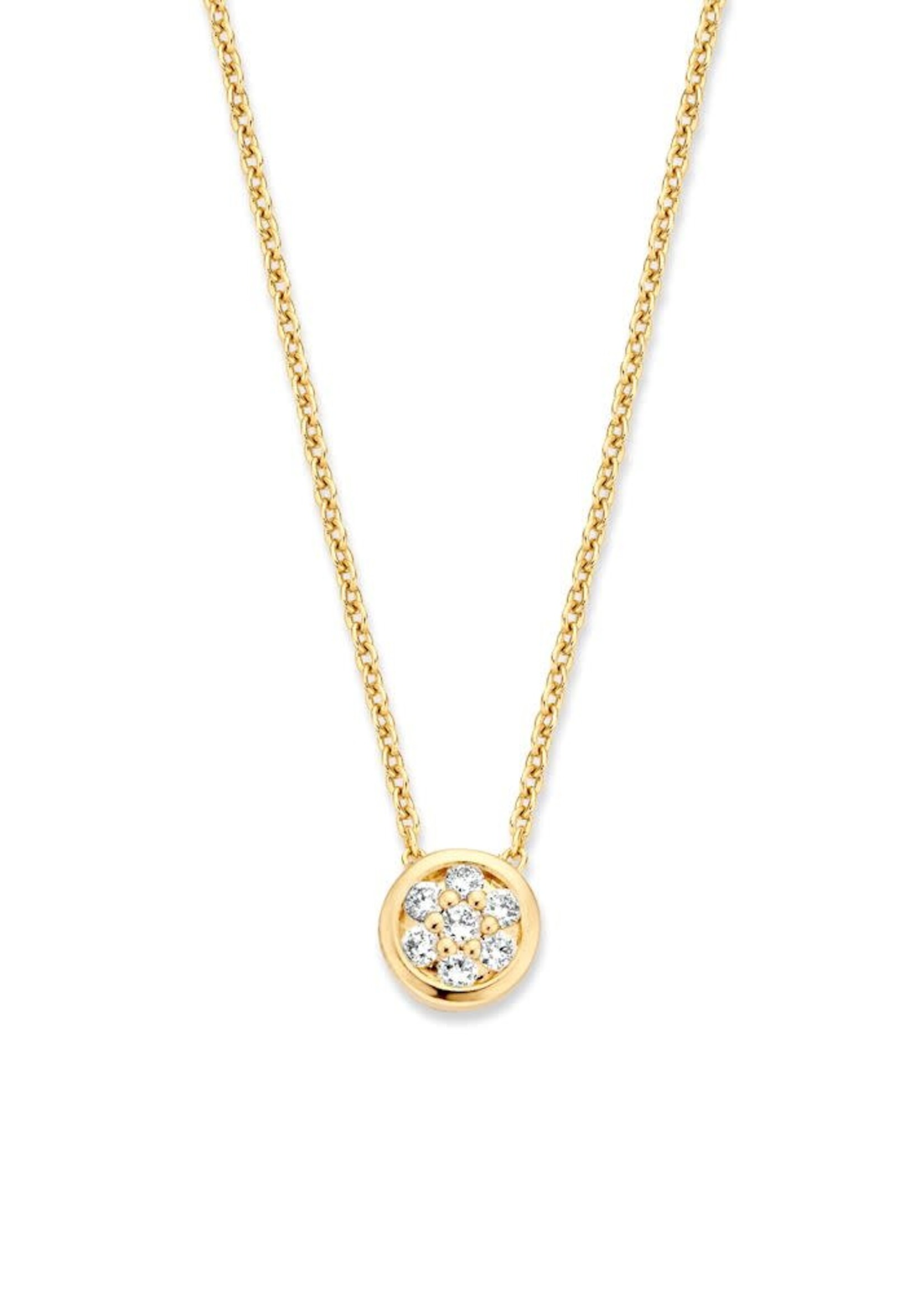 Gouden Haag Jewellery Collier Briljant 0,09 crt