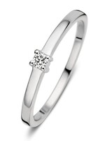 Gouden Haag Jewellery Solitaire Ring Briljant 0.06 crt