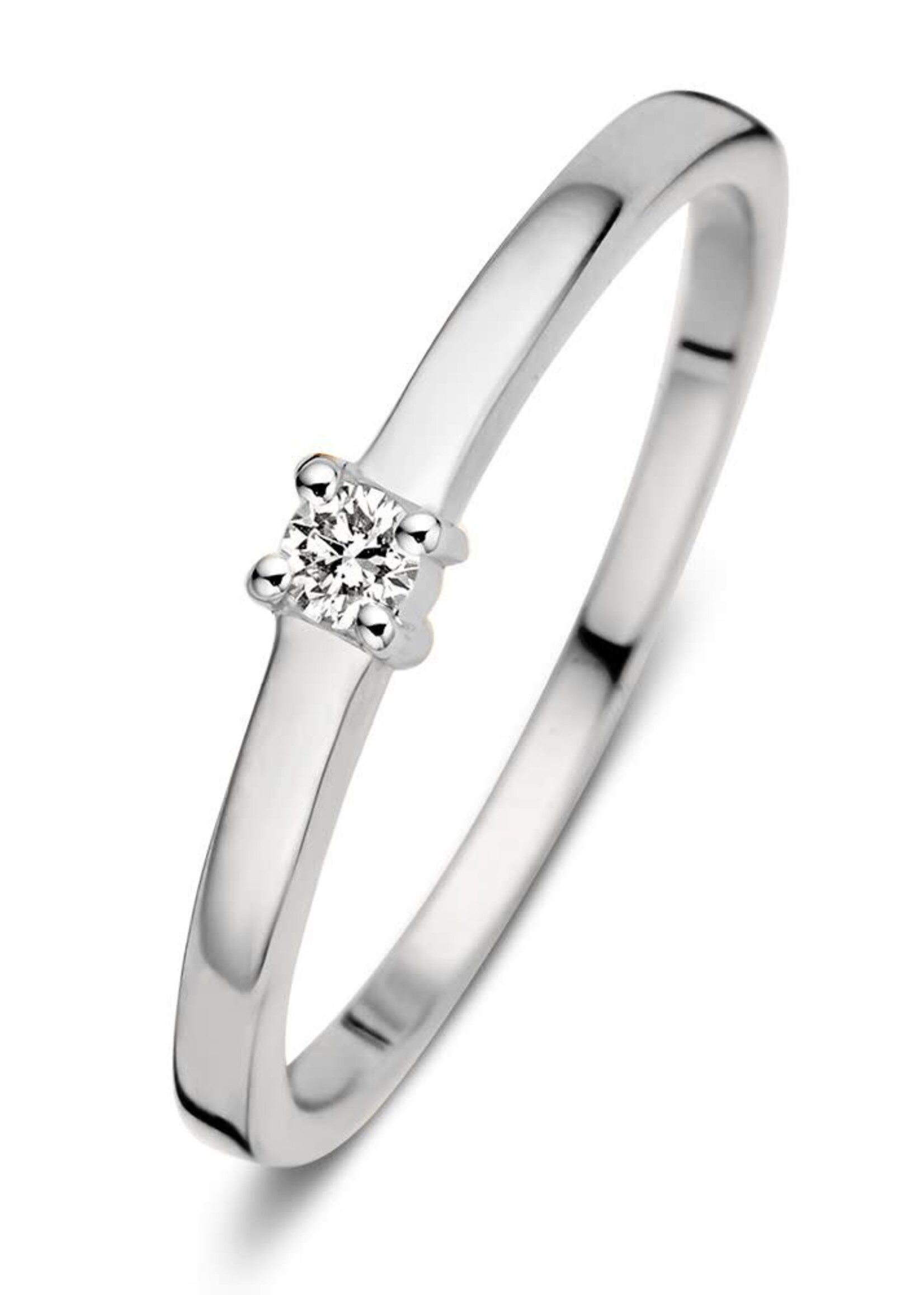 Gouden Haag Jewellery Solitaire Ring Briljant 0.06 crt