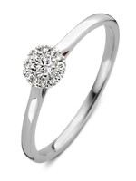 Gouden Haag Jewellery Ring Witgoud Briljant 0.15 crt
