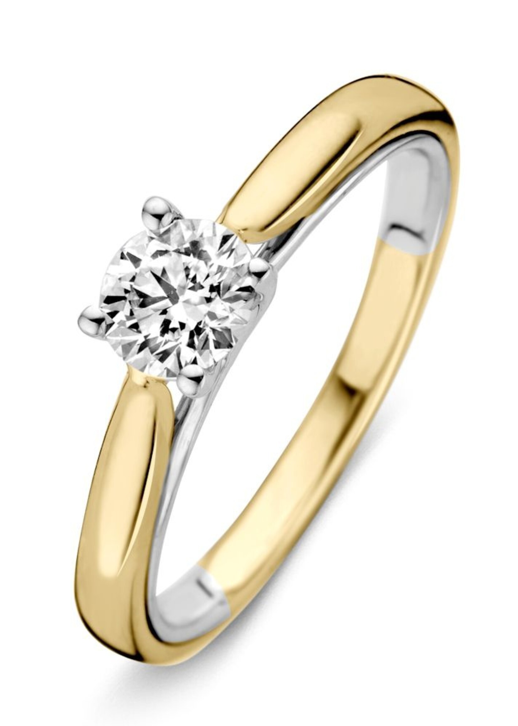 Excellent Jewelry Solitaire Diamond Ring White Gold 0.50ct