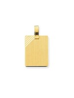 Gouden Haag Jewellery Graveerplaatje Rechthoek