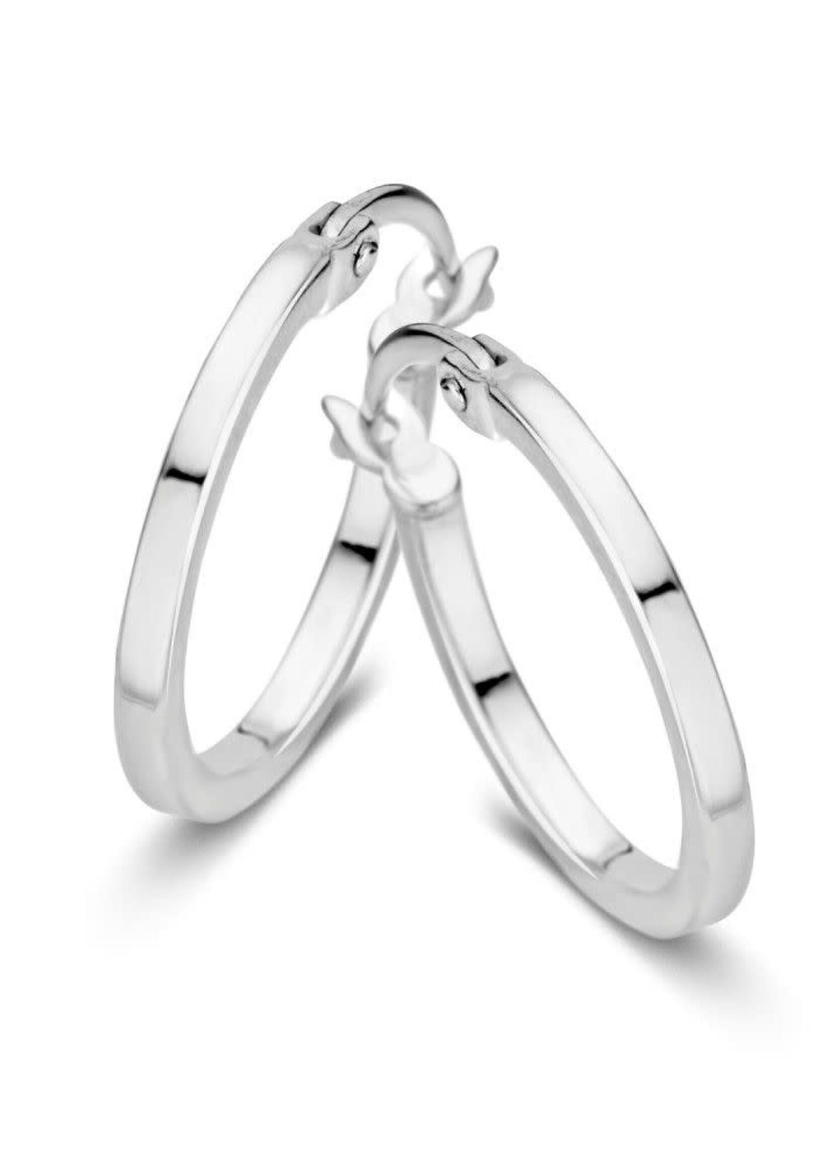 Gouden Haag Jewellery Oorringen Witgoud
