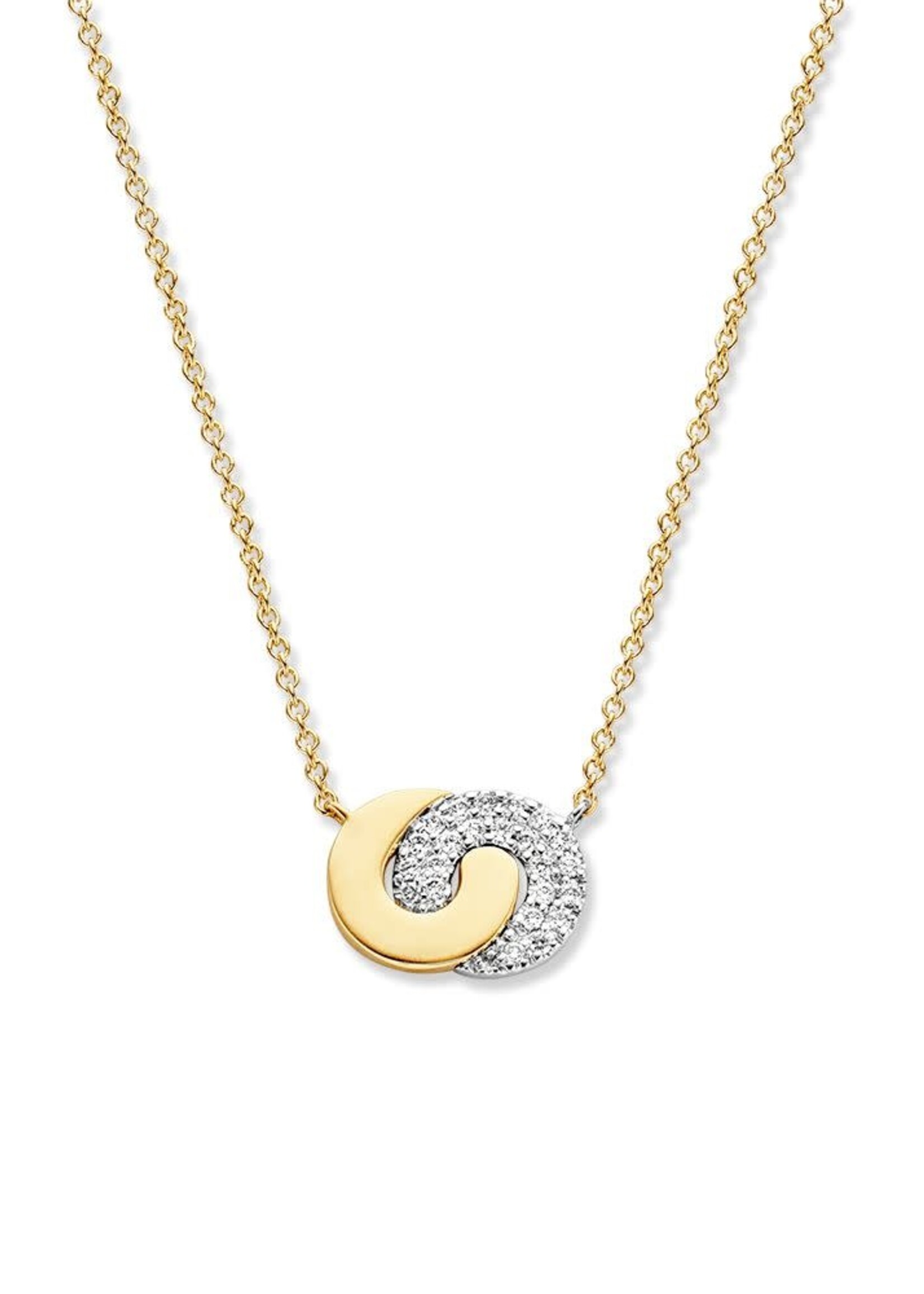 Gouden Haag Jewellery Collier Briljant 0,08 crt