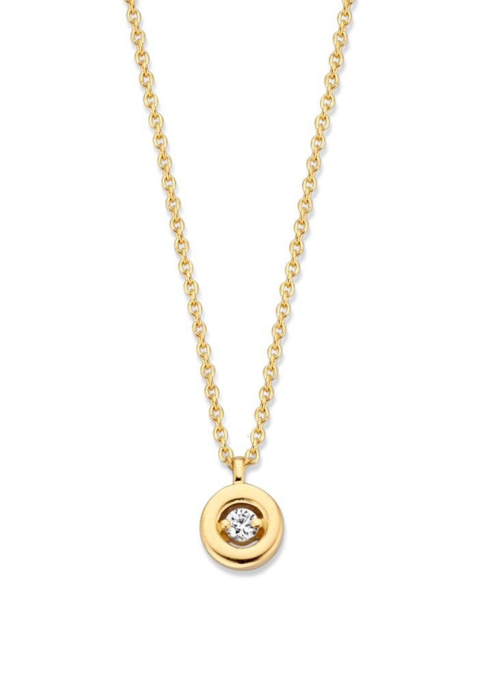 Gouden Haag Jewellery Collier Briljant 0,08 crt