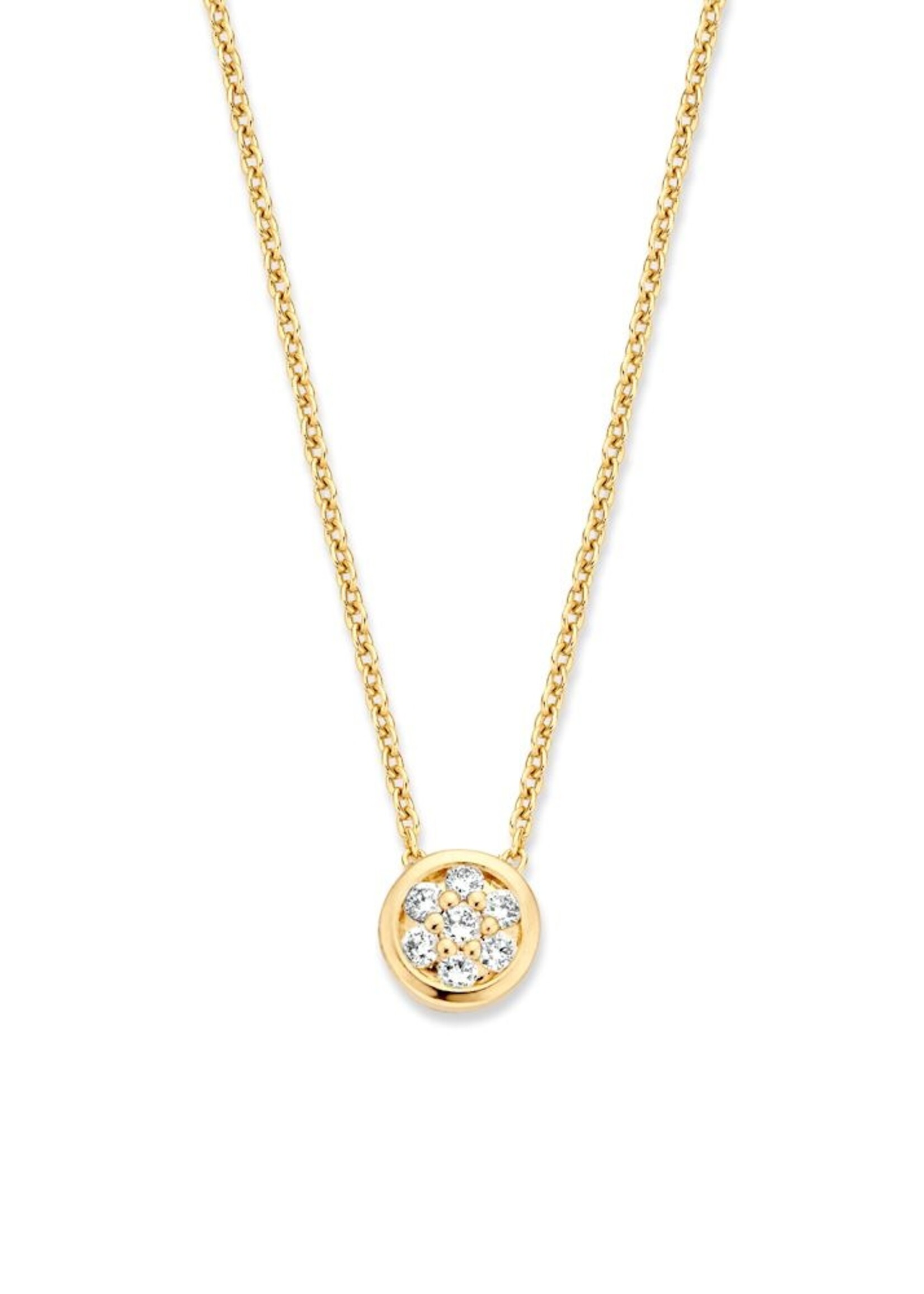 Gouden Haag Jewellery Collier Briljant 0,08 crt