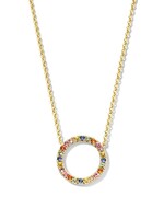 Gouden Haag Jewellery Collier Geelgoud Saffier