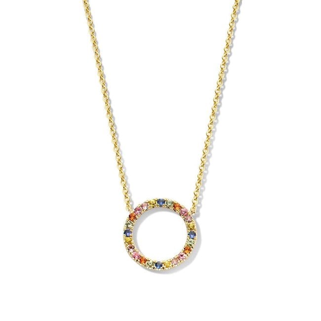 Gouden Haag Jewellery Yellow Gold Sapphire Necklace
