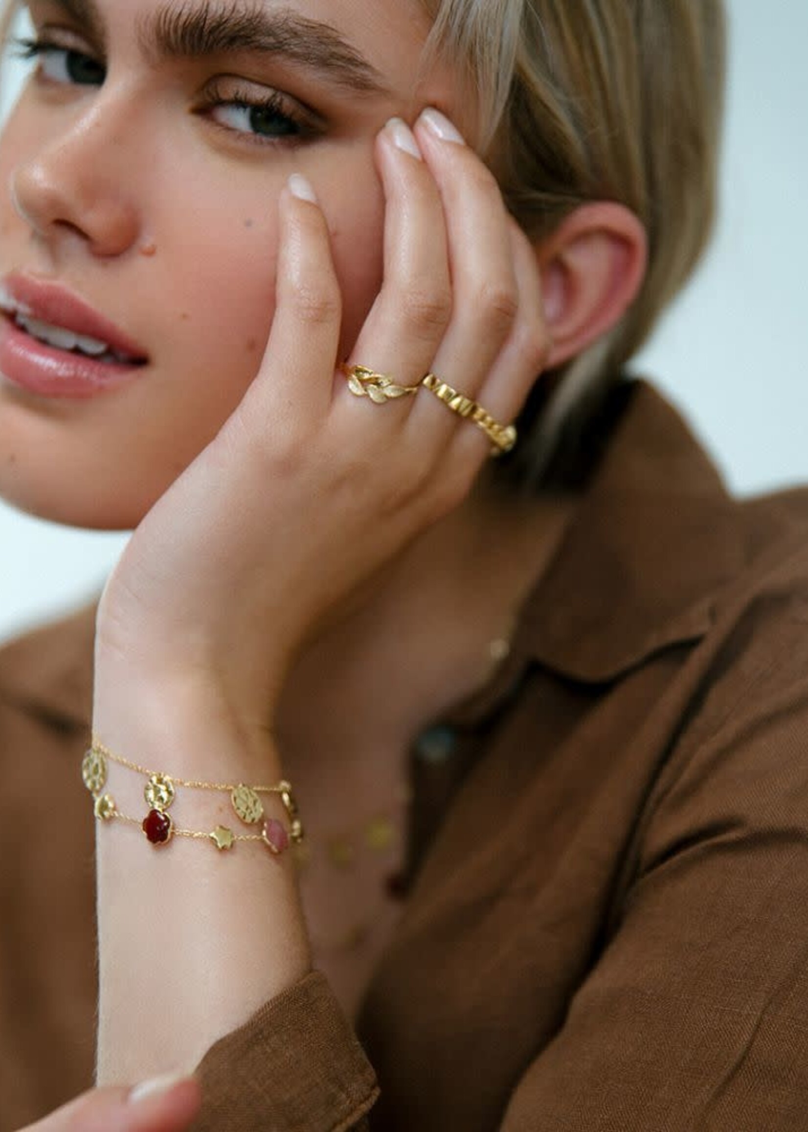 Gouden Haag Jewellery Gold Bracelet with Gemstones