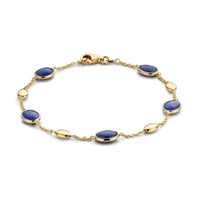 Gouden Haag Jewellery Gold Bracelet with Sapphire
