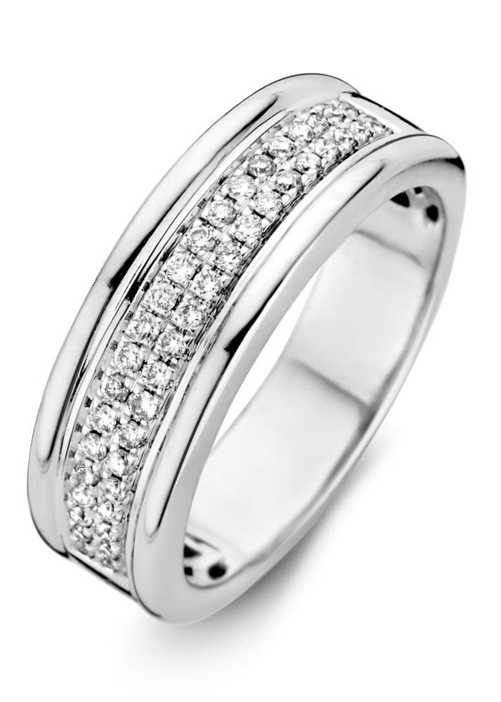Gouden Haag Jewellery White gold Ring with Brilliant 0.25 crt